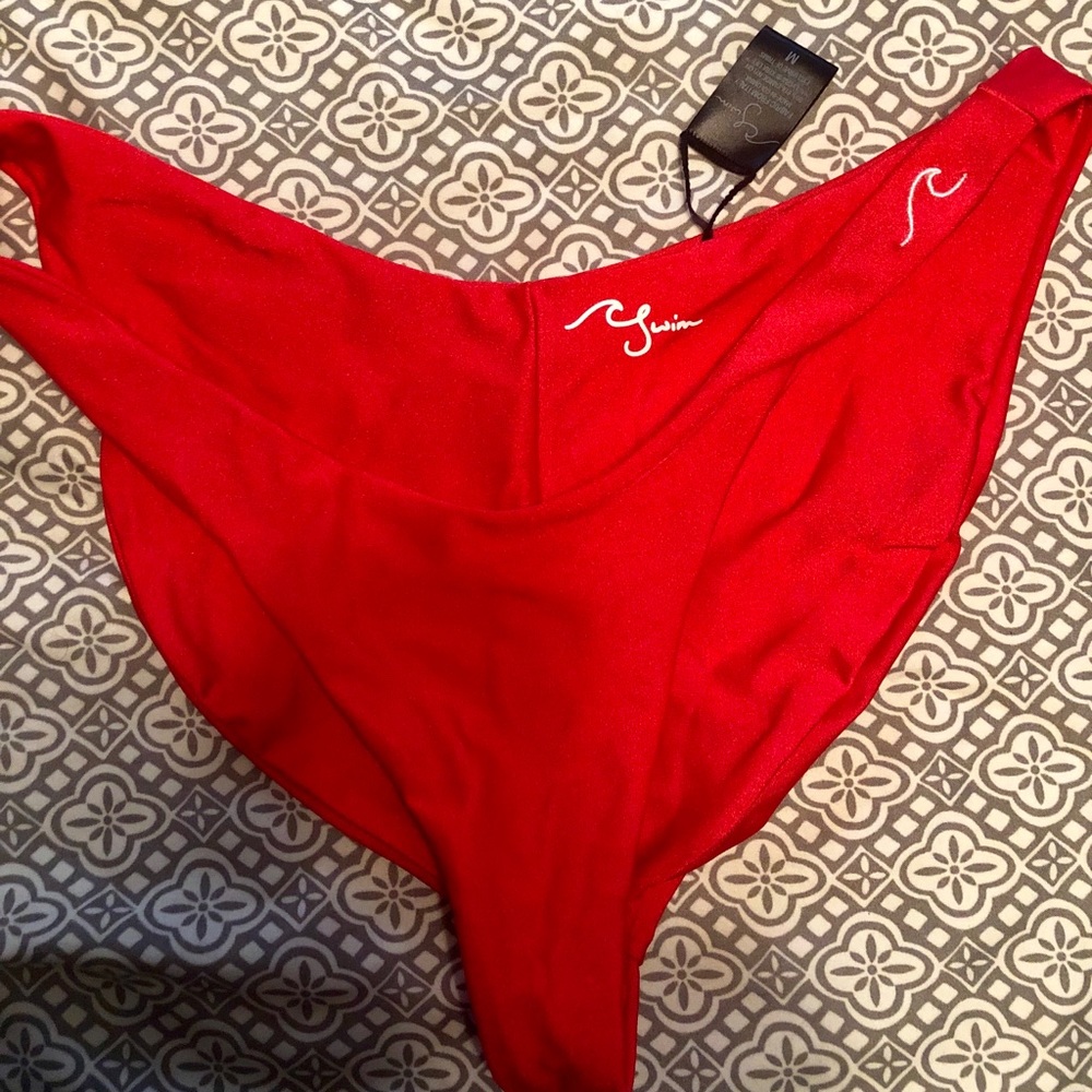 Champagne Swim bikini bottom